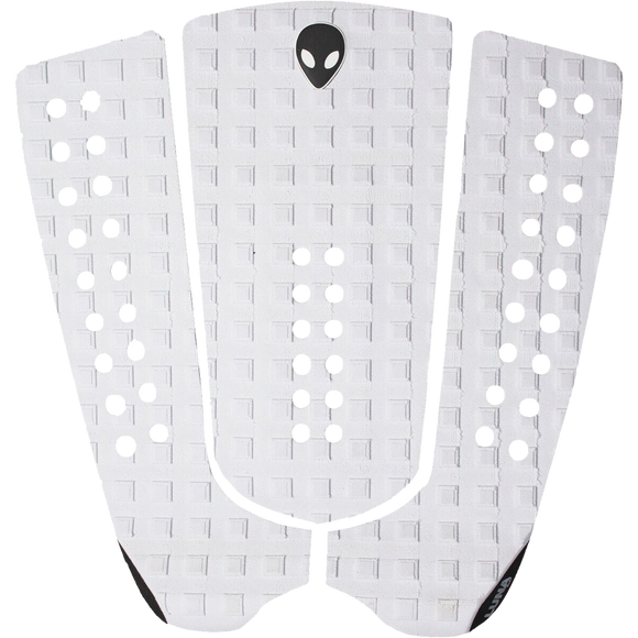 3 piece Tail Pad Square Groove - White