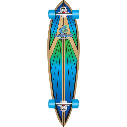 Layback Soul Ride Pintail Complete Longboard Skateboard