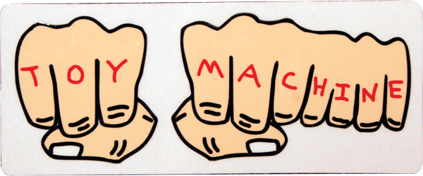 Toy Machine Fists Md Decal Single