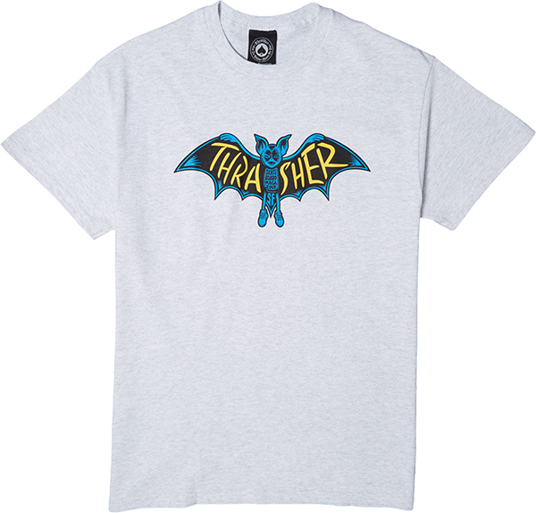 Thrasher Bat T-Shirt - Size: X-LARGE Ash