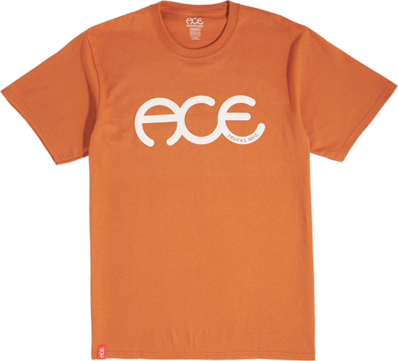 Ace Rings T-Shirt - Size: SMALL Burnt Orange