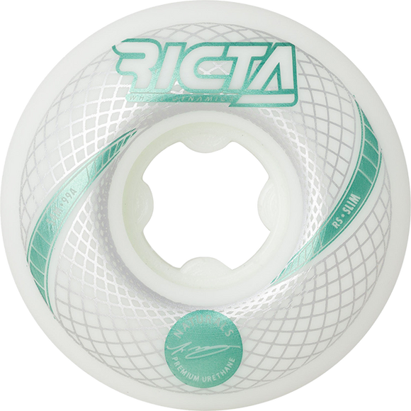 Ricta Mccoy Vortex Naturals Slim 54mm 99a White Skateboard Wheels (Set of 4)