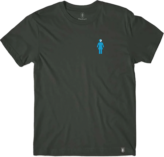 Girl Dialog T-Shirt - Size: MEDIUM Tar Black