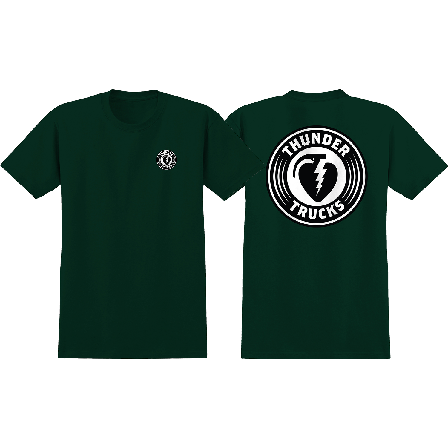 Thunder Charged Grenade T-Shirt - Forest Green