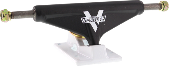 Venture LO 5.0 Salt & Pepper W/Logo Skateboard Trucks (Set of 2)