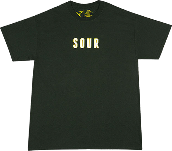 Sour Sour Army T-Shirt - Size: SMALL Forest Green