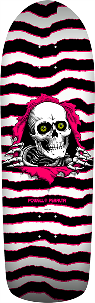 Powell Peralta Old School Ripper 15 Dk-10x31.75 White/Pink DECK ONLY