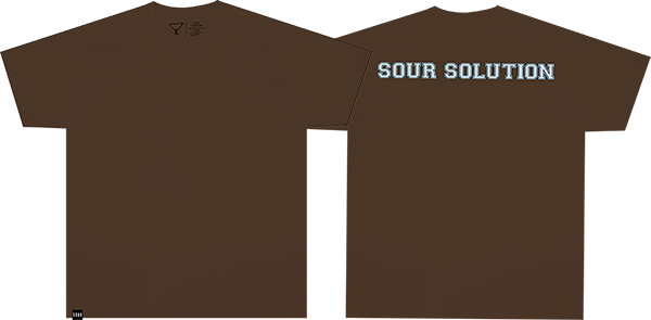 Sour Varsity T-Shirt - Size: MEDIUM Brown