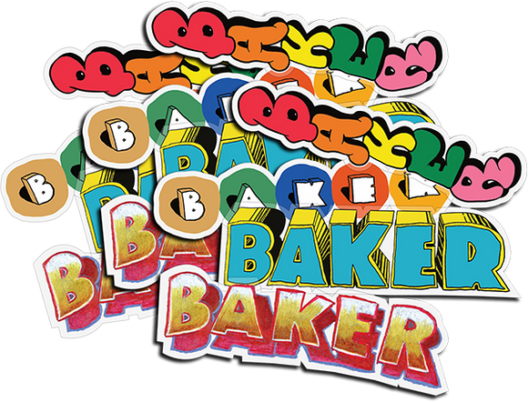 Baker 12/Pk Assorted  Sp23 Sticker Pk