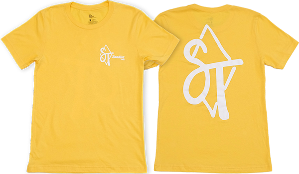 Sandlot Times Staple T-Shirt - Size: X-SMALL Yellow