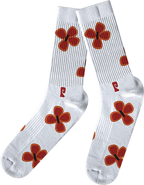 Psockadelic Flower Crew Socks 