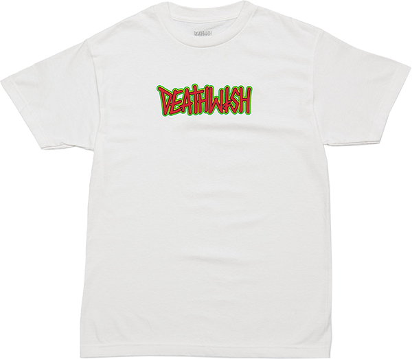 Deathwish Deathspray Brains T-Shirt - Size: SMALL White
