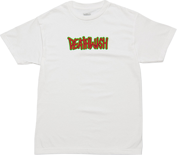 Deathwish Deathspray Brains T-Shirt - Size: SMALL White