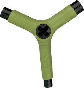 Pig Skate Tool-Olive Green Tri-Socket/Threader