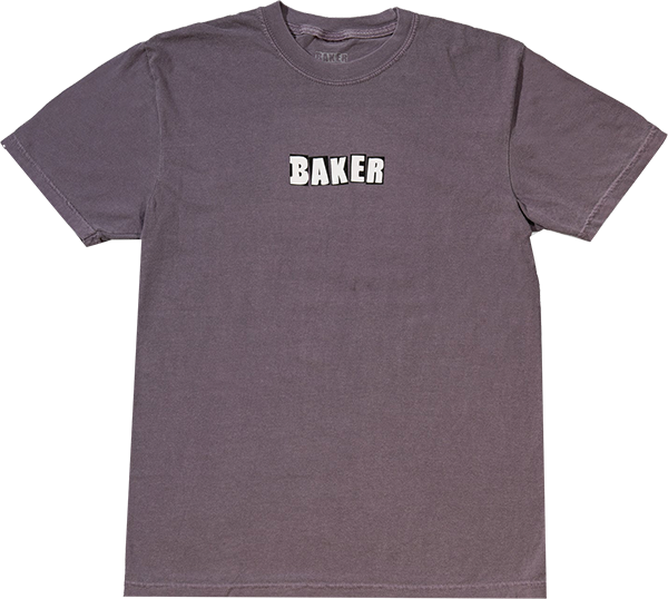 Baker Brand Logo T-Shirt - Size: SMALL Wine Wash