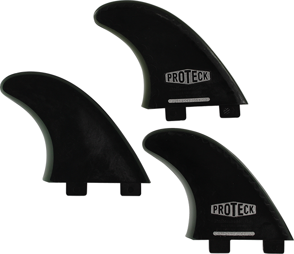 Proteck Perform Fcs Thruster 4.25 Black Surfboard FIN 