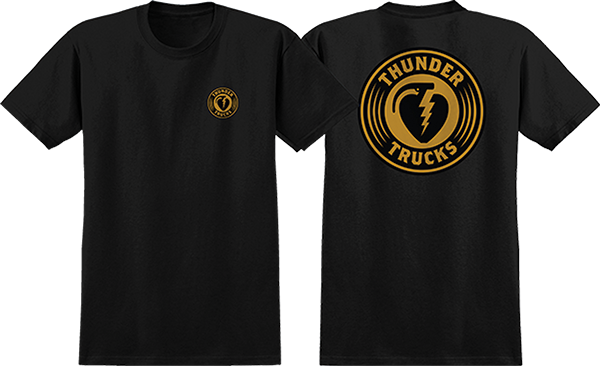 Thunder Charged Grenade T-Shirt - Size: SMALL Black/Gld