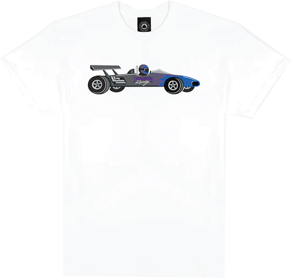 Thrasher Racecar T-Shirt - Size: X-LARGE White