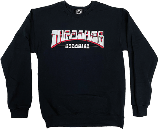 Thrasher Firme Logo Crew Sweatshirt - LARGE Black