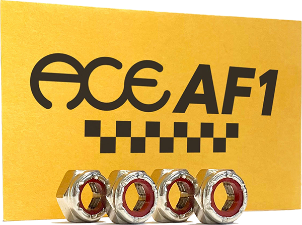 Ace Re-Threading Axle Nuts 4 Pack Silver