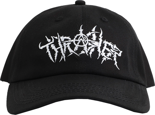 Thrasher Thorns Old Timer Skate HAT - Adjustable Black 