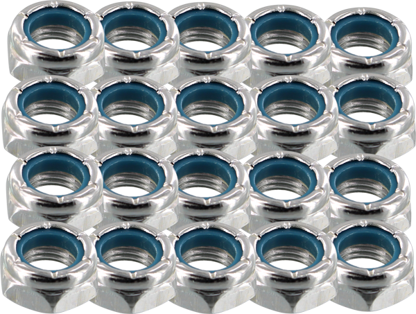 Modus 20/Pack Kingpin Nuts Silver