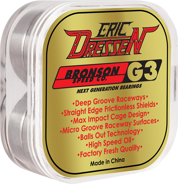 Bronson G3 Eric Dressen Bearings Single Set