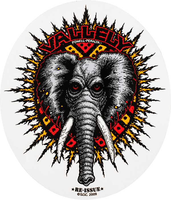 Powell Peralta Vallely Elephant Decal Single