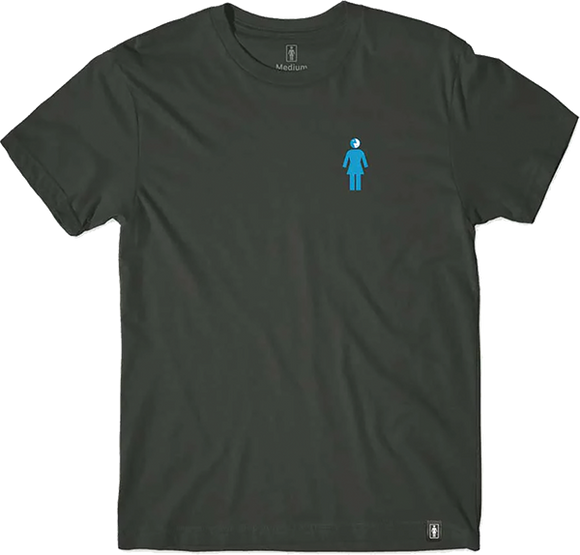 Girl Dialog T-Shirt - Size: SMALL Tar Black