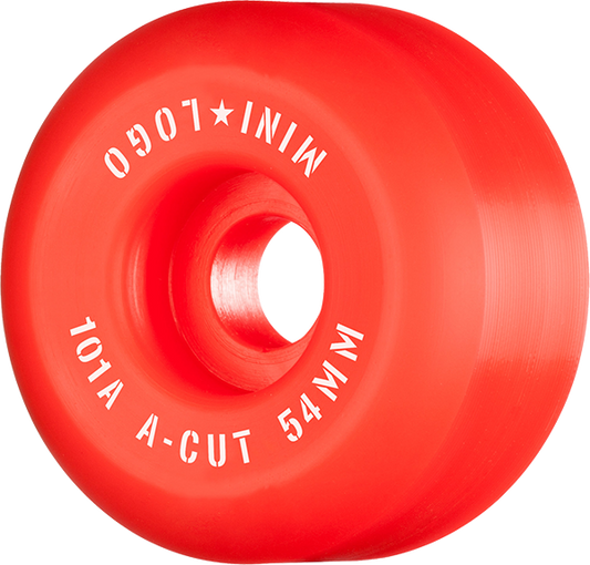 Ml A-Cut 54mm 101a Red  Skateboard Wheels (Set of 4)