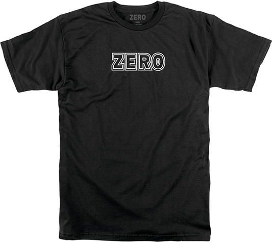 Zero Bold Mini T-Shirt - Size: SMALL Black