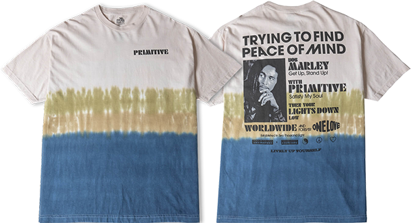 Primitive Get Together Washed T-Shirt - Size: SMALL Sand