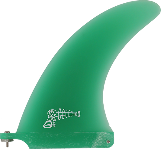 Ray Gun Fiberglass Center Fin 7.0" Green Surfboard FIN 