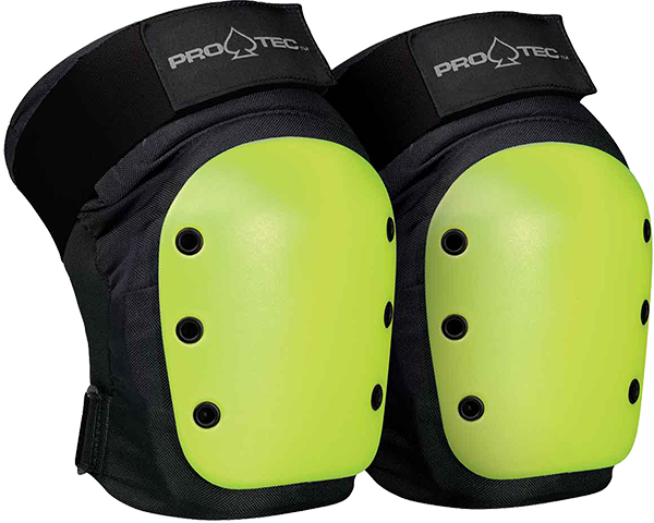 Protec Rental Knee Xl-Black/Yellow W/Black Straps 