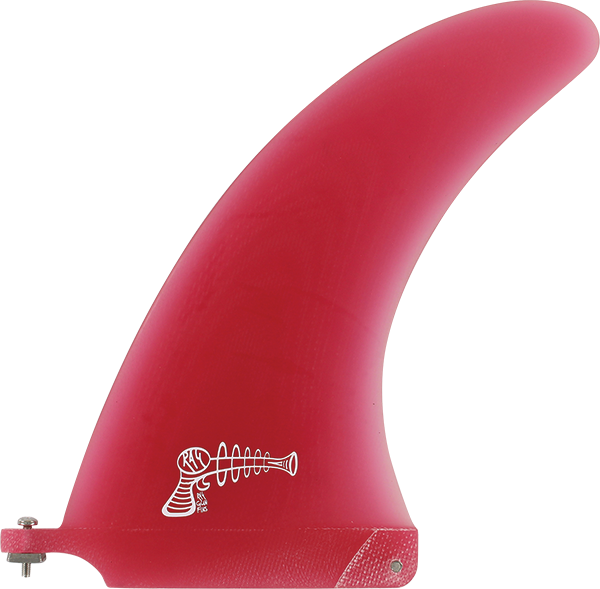 Ray Gun Fiberglass/Volan Center Fin 7.0" Red Surfboard FIN 
