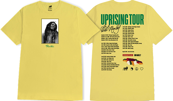 Primitive Uprising T-Shirt - Size: LARGE Banana