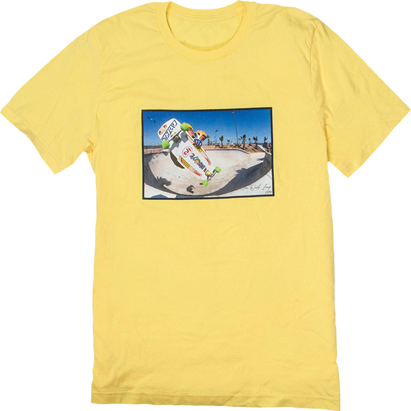 45rpm Tom (Wally) Inouye T-Shirt - Size: SMALL Yellow