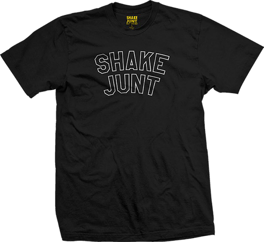 Shake Junt Arch Logo T-Shirt - Size: SMALL Black