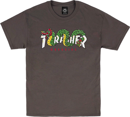 Thrasher Aztec T-Shirt - Size: X-LARGE Charcoal