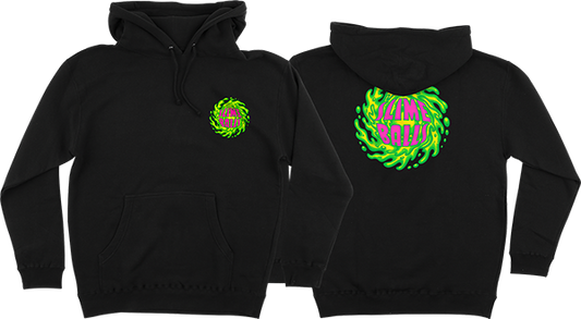 Slime Balls Sticky Bumps Logo Hooded Sweatshirt - MEDIUM Black