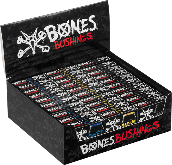 Bones Wheels Hardcore Bushings 30pk/Case Black/Assorted 
