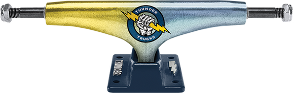 Thunder Light Death Grip 147 Lemon/Blue/Deep Blu Skateboard Trucks (Set of 2)