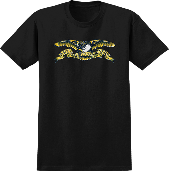 Antihero Misregister Eagle T-Shirt - Size: SMALL Black