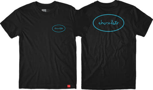 Chocolate Oval T-Shirt - Size: SMALL Black