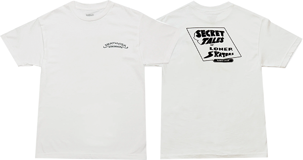 Deathwish Secret Tales T-Shirt - Size: SMALL White