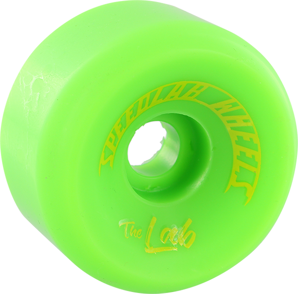 Speedlab The Lab 64mm 99a Green/Yellow Longboard Wheels (Set of 4)