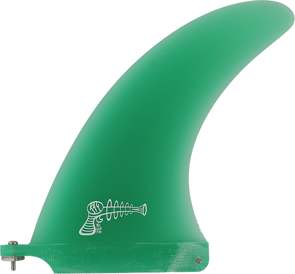Ray Gun Fiberglass Center Fin 7.5" Green Surfboard FIN 