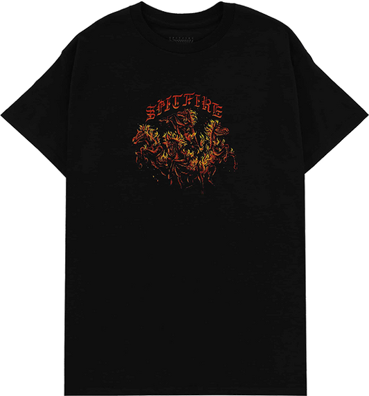 Spitfire Apocalypse T-Shirt - Size: SMALL Black