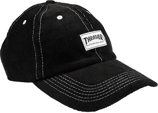 Thrasher Corduroy Old Timer Skate Skate HAT - Adjustable Black  