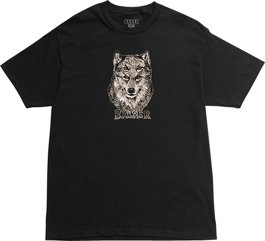 Baker Wolf T-Shirt - Size: SMALL Black